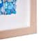 American Art Decor Framed Wall Art with Seashell Decoration and Glass Cover 2-Piece Set - 11.81" x 11.81" x 1.18"